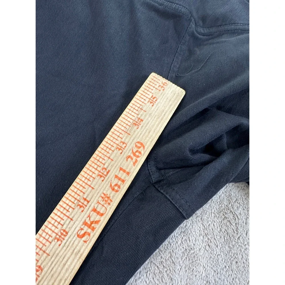 Halara Flex Denim Crossover Flare Pants Women's XLT Tall Black Athleisure NEW - Picture 8 of 13